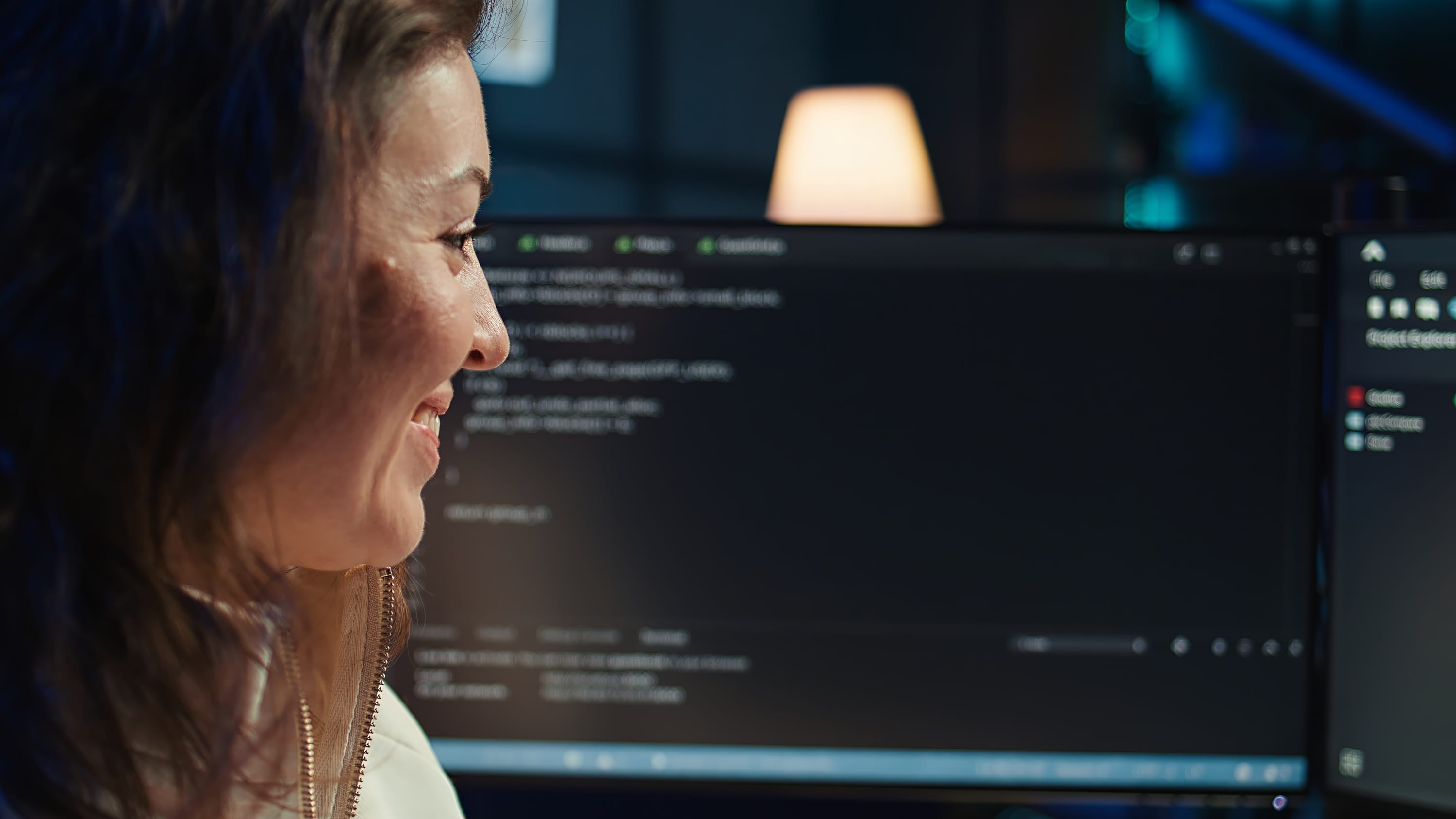 IT professional monitoring website code and security